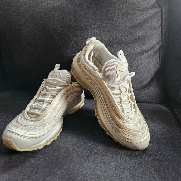 Nike Other - NIKE Air Max 97 Pure Platinum Running Shoes - Womens Size 8.5